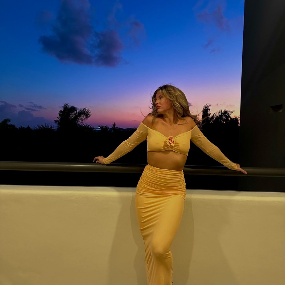 Orange matching set